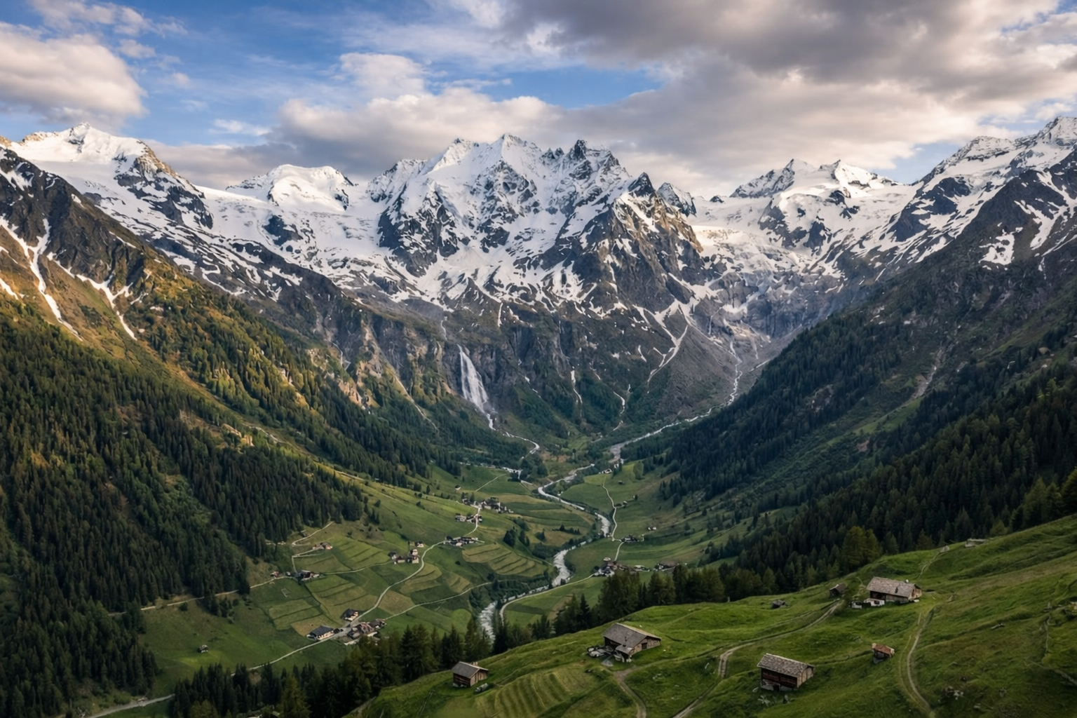 Pristine green valley with lush forests — what the valley once was